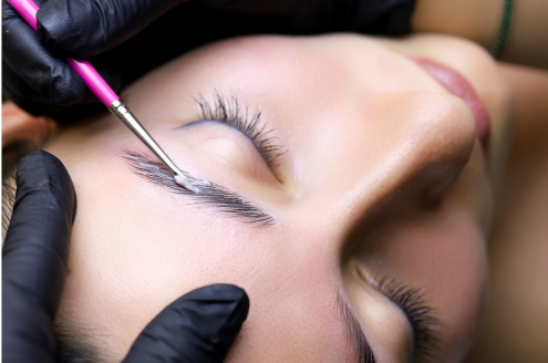 brow lamination training class with Trendy Lash Styles